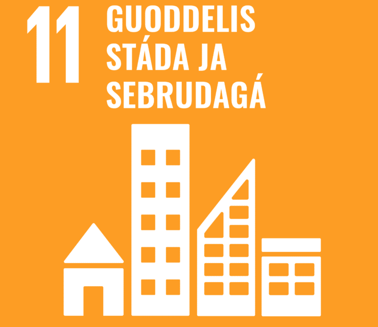 11. ulmme: Stáda ja bájke galggi liehket sebradahtte, jasska,nannusa ja guoddelisá