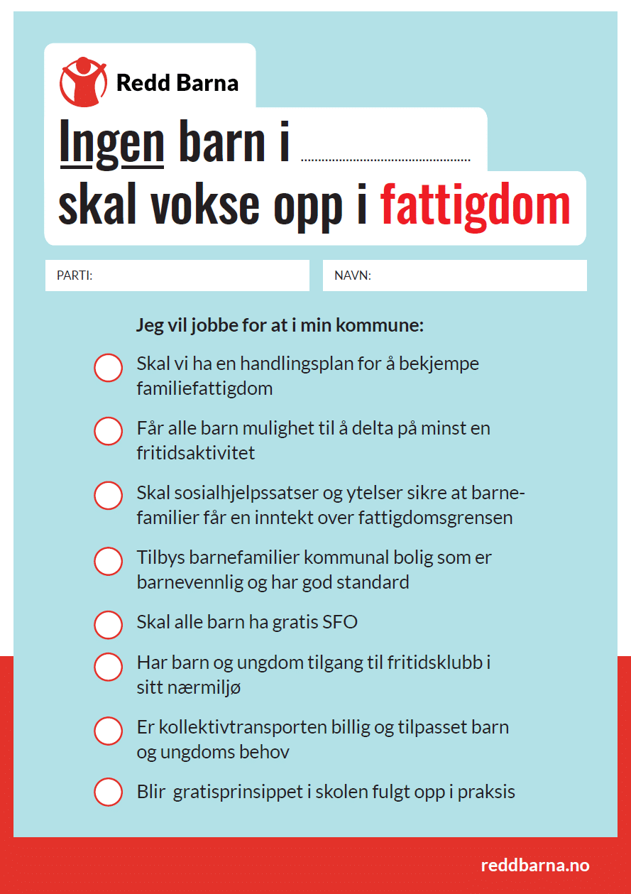 Plakat til lokalpolitikere