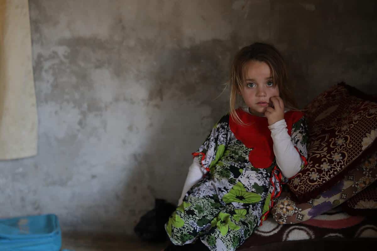 10 år gamle Iman i Syria
