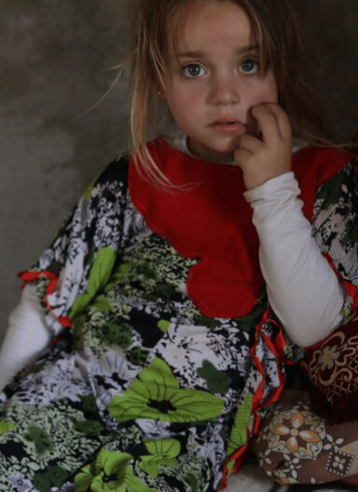 10 år gamle Iman i Syria